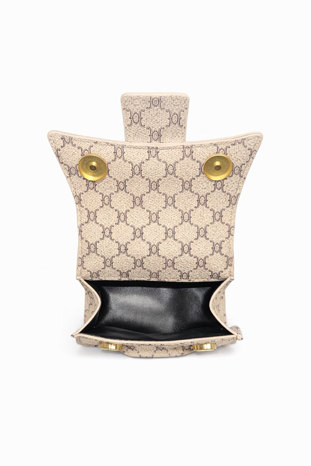 Mini Τσάντα Χειρός με All-Over Monogram Σχέδιο &amp; Αποσπώμενο Λουράκι